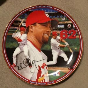 The Bradford Exchange Red and White Baseball Wall Art